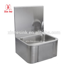 Knee Operated Commercial Hand Wash Sink, Stainless Steel Knee Operated Hand Sink Hand Wash Basin